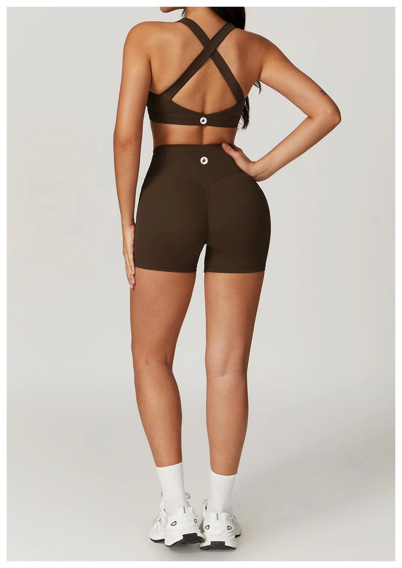High Waisted Bum Lifting Cycling Shorts